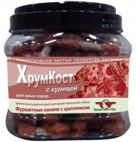 GreenQZin "Хрумкость" (фуршетные канапе с цыплёнком), 350 г в зоомагазине Лепшы Сябар