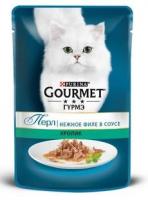 Gourmet Perle (филе в соусе с кроликом), 75 г в зоомагазине Лепшы Сябар
