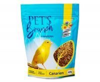 Корм сухой для птиц PET'S BRUNCH РАЦИОН ДЛЯ КАНАРЕЕК, 500 г в зоомагазине Лепшы Сябар