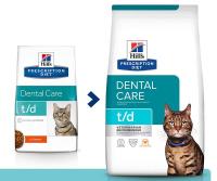Hill's Prescription Diet t/d Dental Care (курица) в зоомагазине Лепшы Сябар