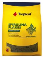 BREEDER LINE SPIRULINA FLAKES корм со спирулиной для аквариумных рыбок, 1 кг в зоомагазине Лепшы Сябар