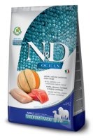 Farmina N&D GF Ocean Adult Medium & Maxi (лосось, треска и дыня) в зоомагазине Лепшы Сябар