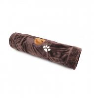 Triol Игровой туннель плюшевый, коричневый в зоомагазине Лепшы Сябар