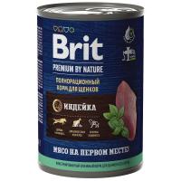 Brit Premium Dog by Nature для щенков (индейка), 410 г в зоомагазине Лепшы Сябар