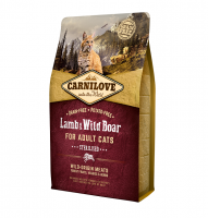 Carnilove for Adult Cats Sterilised (ягненок, кабан) в зоомагазине Лепшы Сябар