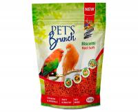 Корм сухой для птиц с красным оперением PET'S BRUNCH BISCOTTI RED SOFT, 230 г в зоомагазине Лепшы Сябар