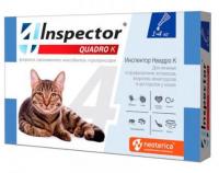  Inspector Quadro K Капли для кошек 1-4 кг, 1 шт