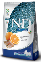 Farmina N&D GF Adult Mini Ocean (сельдь, апельсин) в зоомагазине Лепшы Сябар