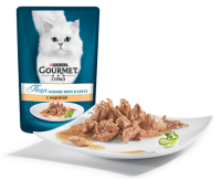 Gourmet Perle (филе в соусе с индейкой), 75 г в зоомагазине Лепшы Сябар