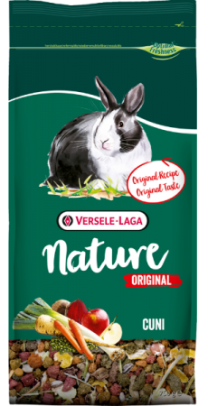 NATURE CUNI ORIGINAL полноценный корм для кроликов и карликовых кроликов, 750 гр в зоомагазине Лепшы Сябар