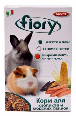  Fiory Корм для морских свинок и карликовых кроликов, 850 г в зоомагазине Лепшы Сябар