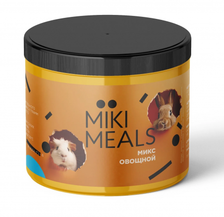 MIKIMEALS Лакомство "Овощной микс", 150 гр в зоомагазине Лепшы Сябар