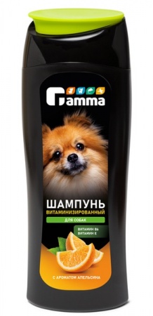 Шампунь Gamma для собак витаминизированный, 400 мл в зоомагазине Лепшы Сябар