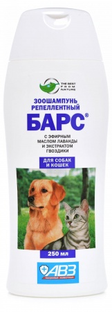 Шампунь "Барс" для кошек и собак, 250 мл