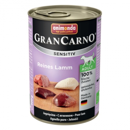 Gran Carno Sensitiv (ягненок) в зоомагазине Лепшы Сябар