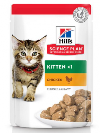 Hill's Science Plan Kitten (курица), 85 г х 12 шт. в зоомагазине Лепшы Сябар