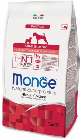 Monge Dog Daily Mini Starter (курица, рис) в зоомагазине Лепшы Сябар