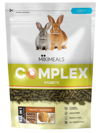 MIKIMEALS Complex Корм для кроликов, 500 г в зоомагазине Лепшы Сябар