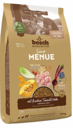 Bosch HPC Menue Senior (курица, полба, овес) в зоомагазине Лепшы Сябар