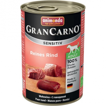 Gran Carno Sensitiv (говядина) в зоомагазине Лепшы Сябар