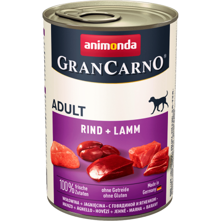 Gran Carno Adult (говядина, ягненок) в зоомагазине Лепшы Сябар