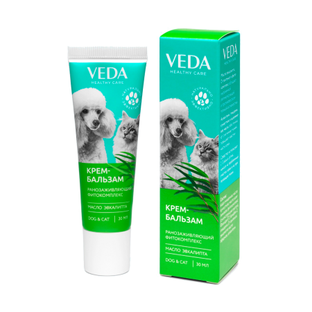 VEDA Крем-бальзам ранозаживляющий фитокомплекс, 30 мл