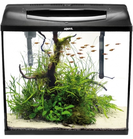 Aquael Аквариум Pearl High 60 черный 60x30x50 см., прямоугольный, 90 л. в зоомагазине Лепшы Сябар
