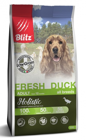 Blitz Holistic LG Adult  All Breed (свежая утка) в зоомагазине Лепшы Сябар