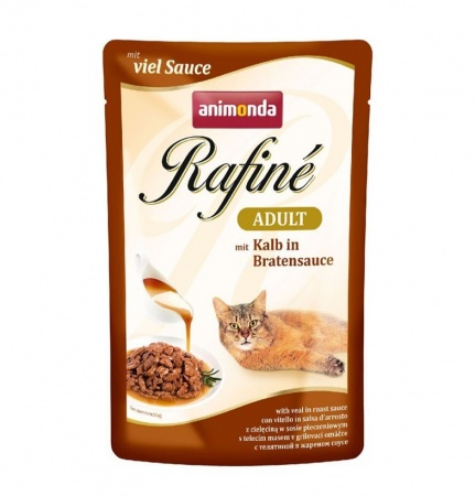 Rafine Soupe Adult (с телятиной в жареном соусе), 100 г в зоомагазине Лепшы Сябар